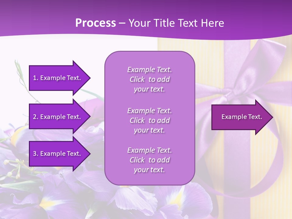 Ribbon Bow Present PowerPoint Template