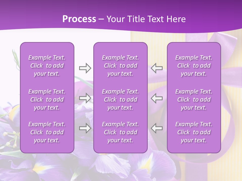 Ribbon Bow Present PowerPoint Template