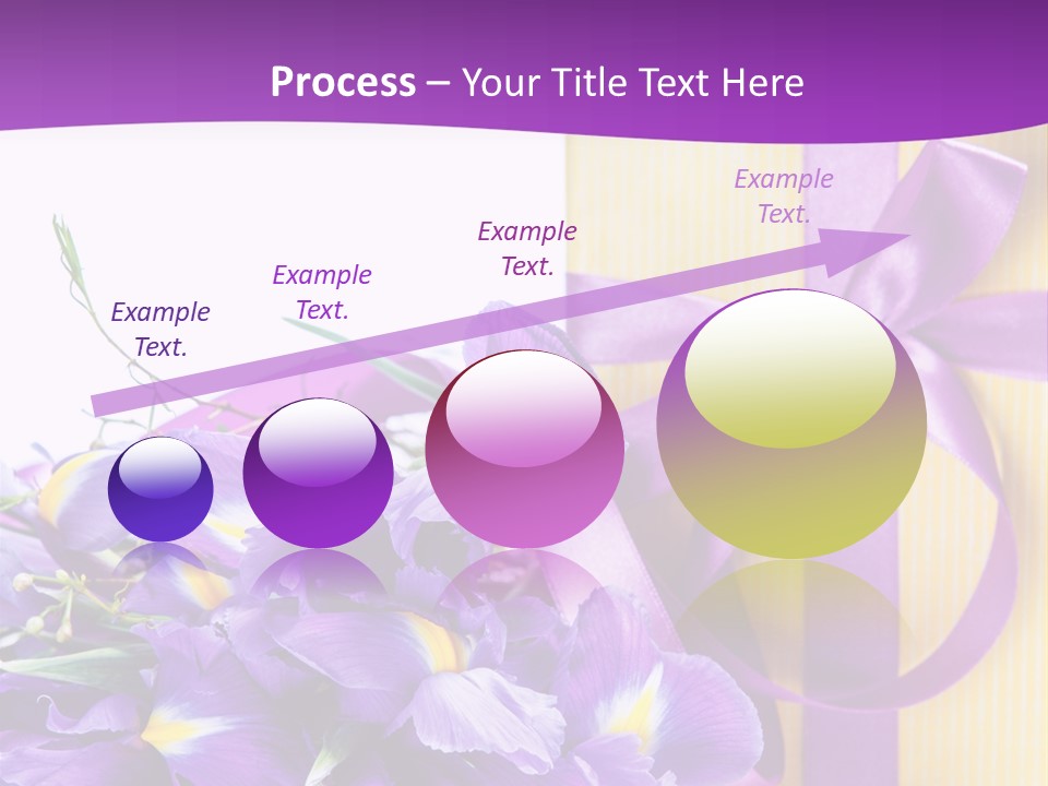 Ribbon Bow Present PowerPoint Template