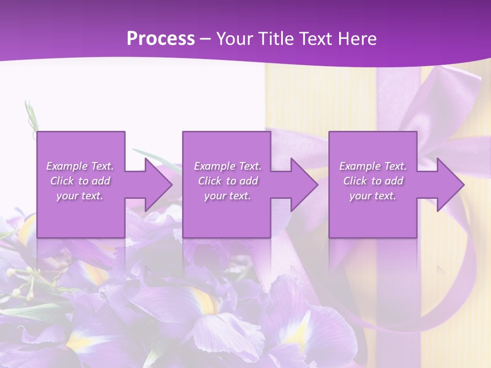Ribbon Bow Present PowerPoint Template