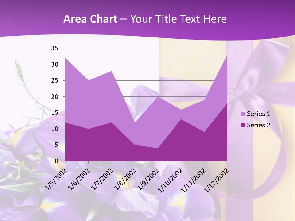 Ribbon Bow Present PowerPoint Template
