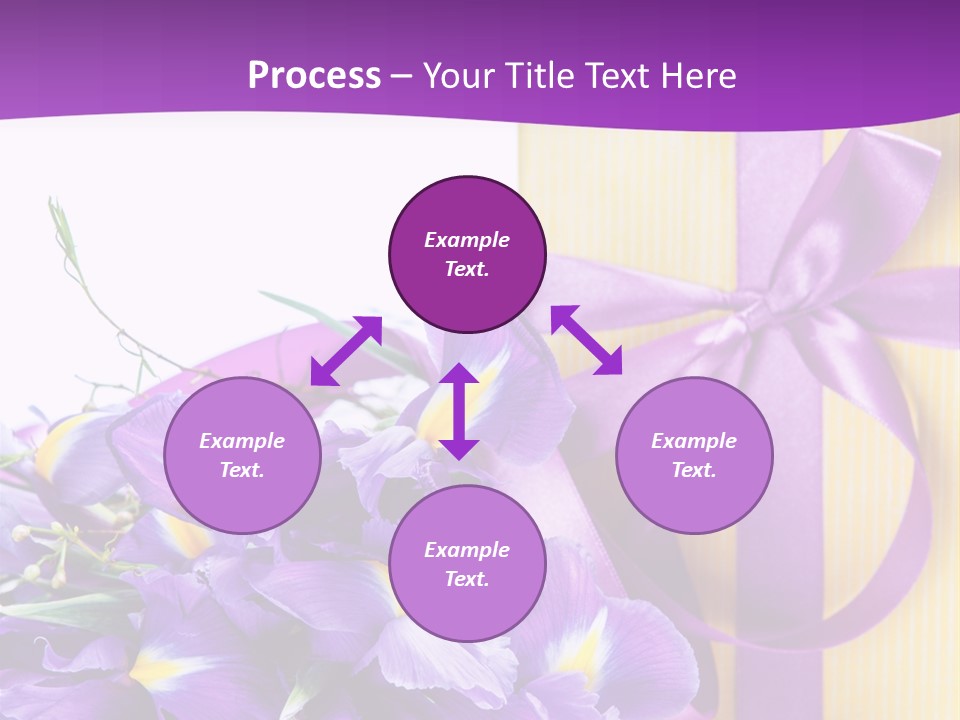 Ribbon Bow Present PowerPoint Template