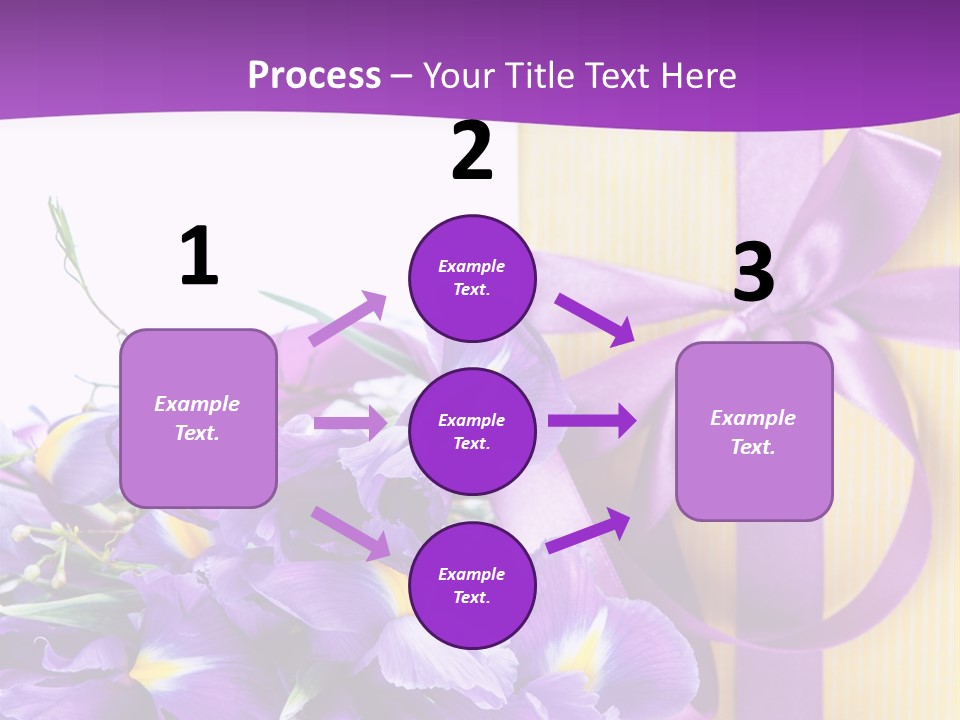 Ribbon Bow Present PowerPoint Template