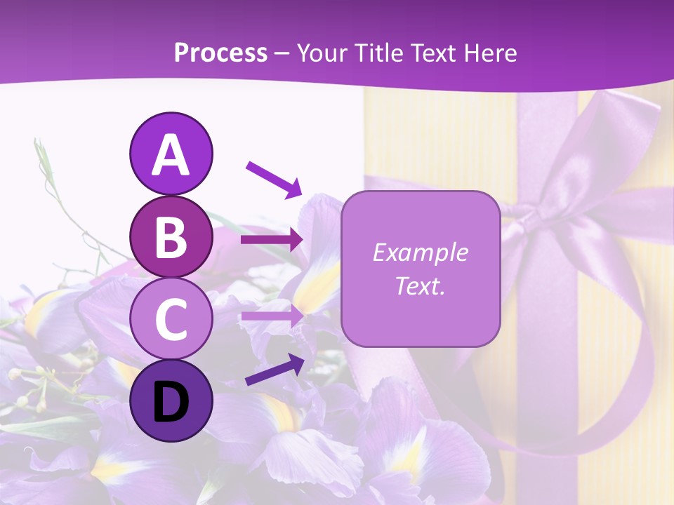 Ribbon Bow Present PowerPoint Template