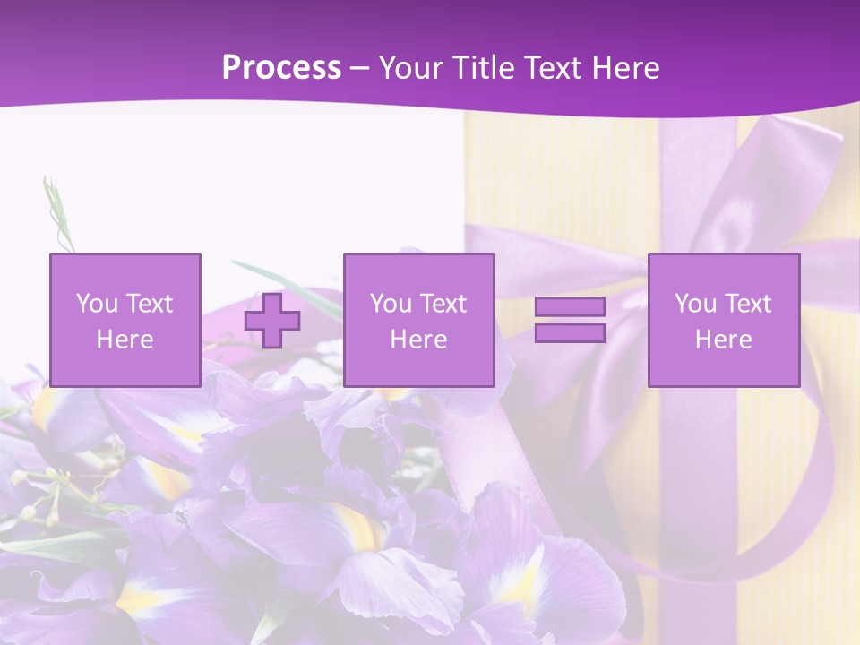 Ribbon Bow Present PowerPoint Template