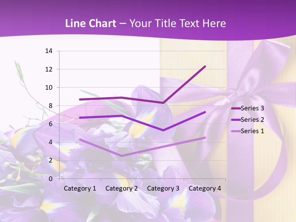Ribbon Bow Present PowerPoint Template