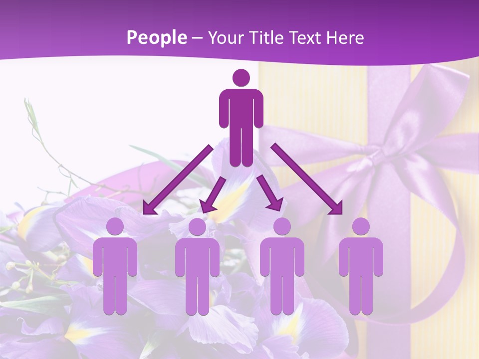 Ribbon Bow Present PowerPoint Template