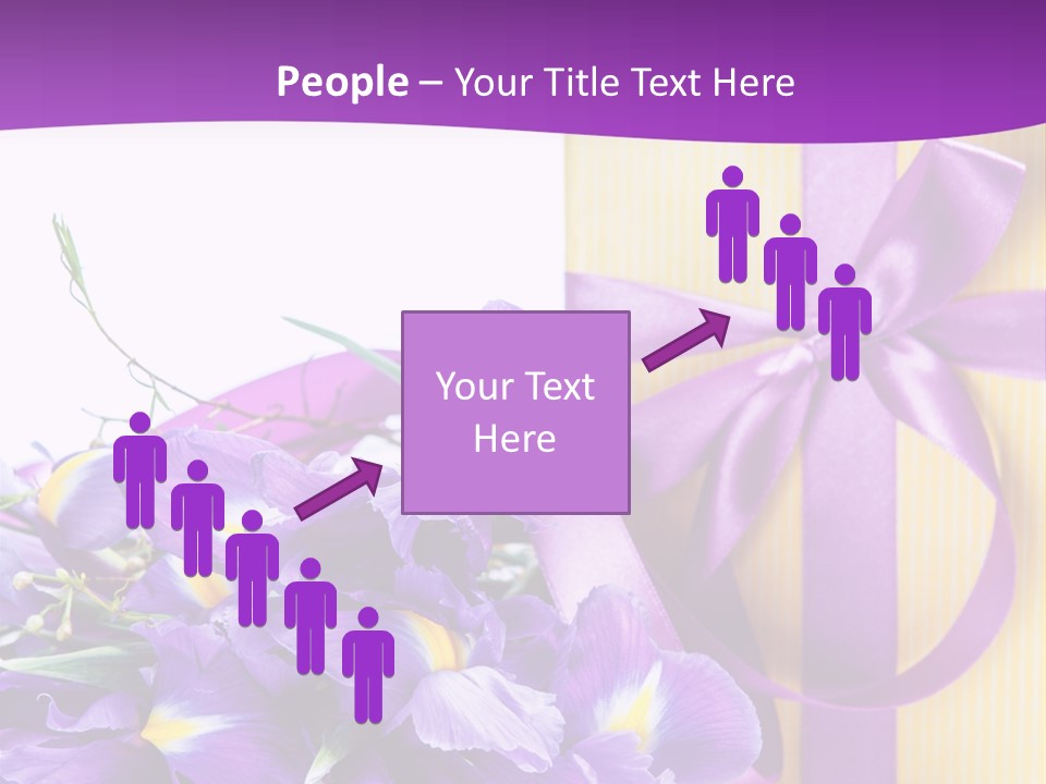 Ribbon Bow Present PowerPoint Template