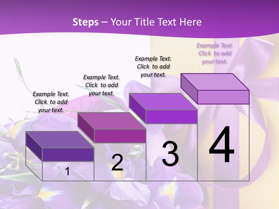 Ribbon Bow Present PowerPoint Template