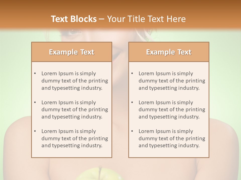 Wellbeing Vitality Beauty PowerPoint Template