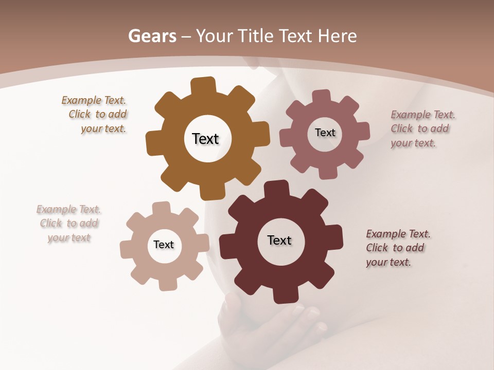 Embarazo Cari Nacer PowerPoint Template