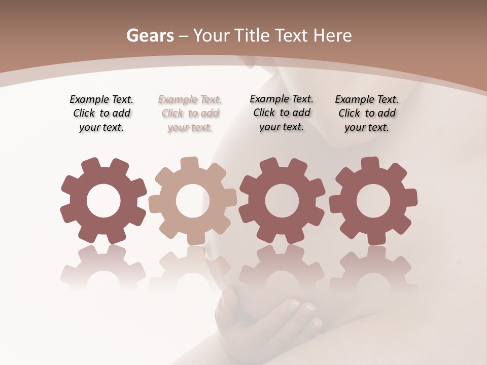 Embarazo Cari Nacer PowerPoint Template