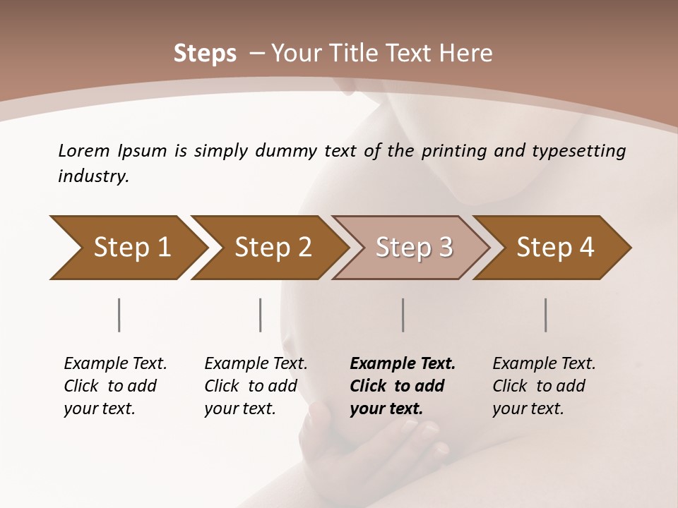 Embarazo Cari Nacer PowerPoint Template
