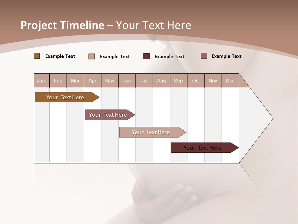 Embarazo Cari Nacer PowerPoint Template