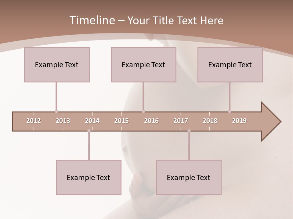 Embarazo Cari Nacer PowerPoint Template
