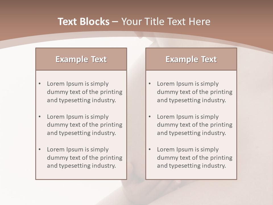 Embarazo Cari Nacer PowerPoint Template