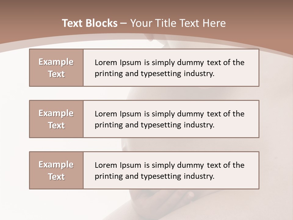 Embarazo Cari Nacer PowerPoint Template