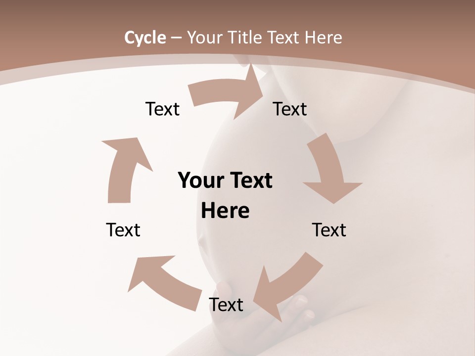 Embarazo Cari Nacer PowerPoint Template