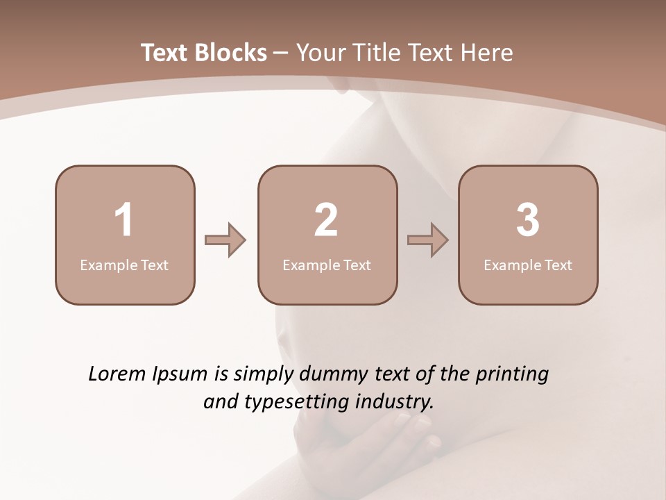 Embarazo Cari Nacer PowerPoint Template