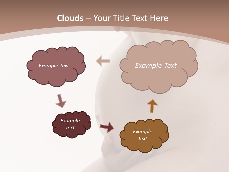 Embarazo Cari Nacer PowerPoint Template