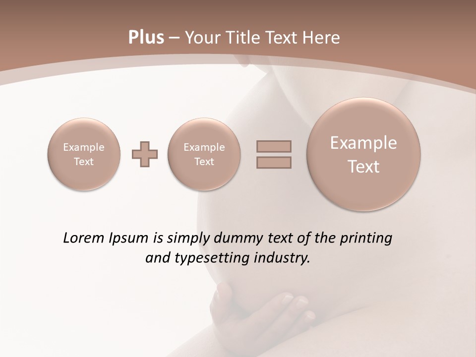 Embarazo Cari Nacer PowerPoint Template