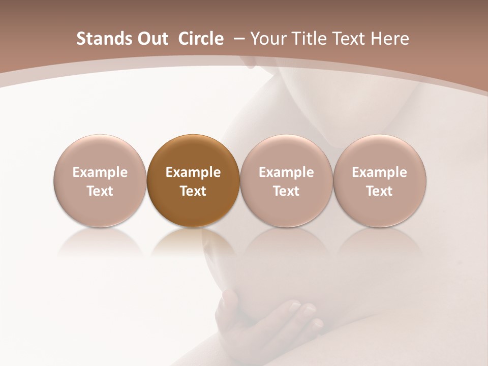 Embarazo Cari Nacer PowerPoint Template