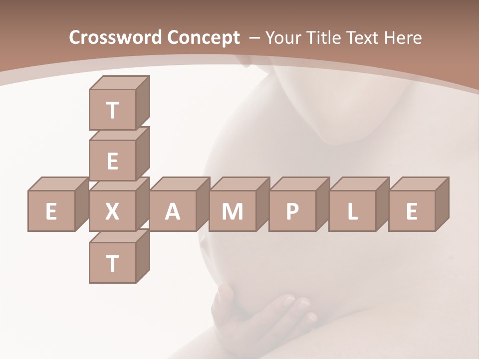 Embarazo Cari Nacer PowerPoint Template