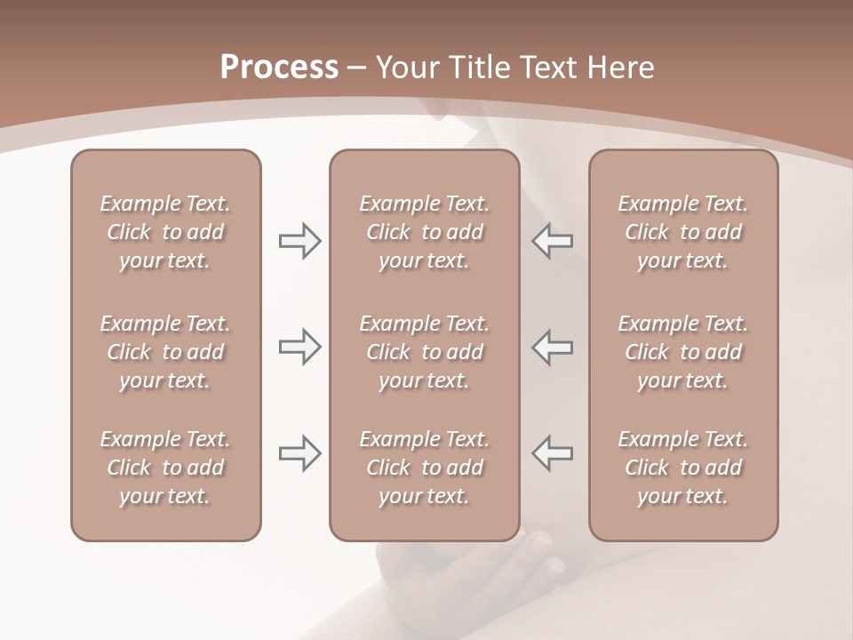 Embarazo Cari Nacer PowerPoint Template