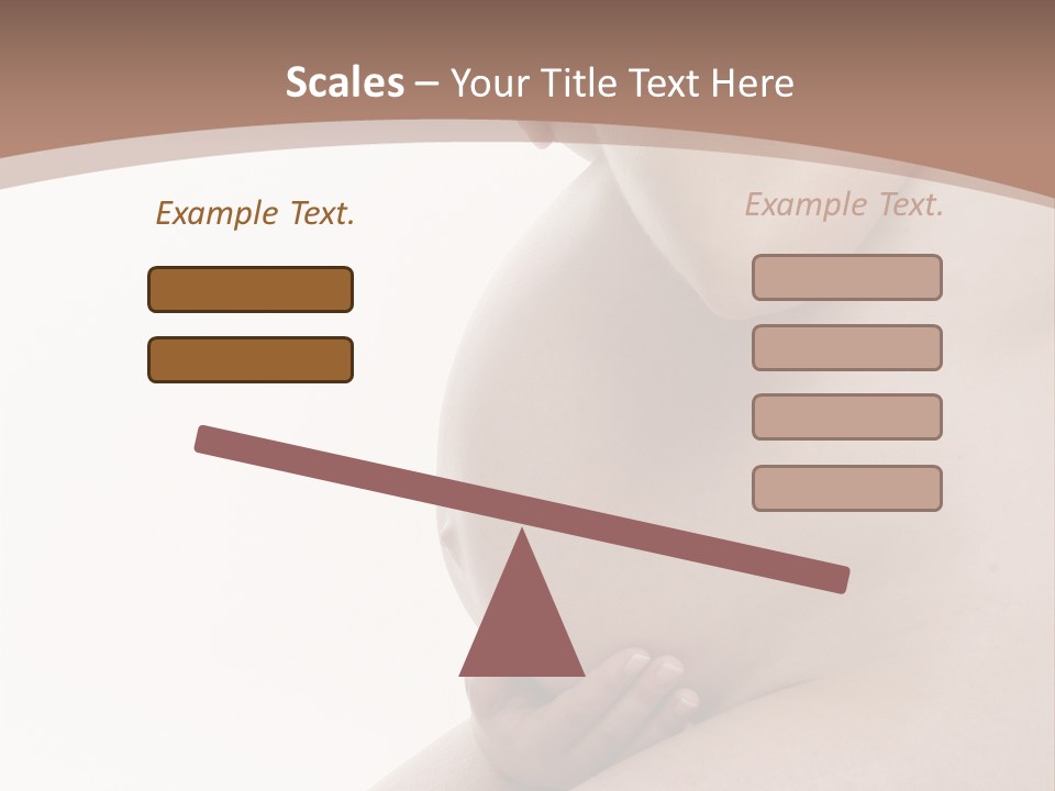 Embarazo Cari Nacer PowerPoint Template