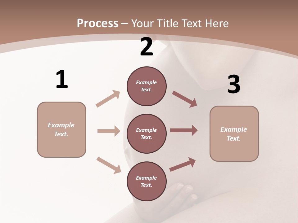 Embarazo Cari Nacer PowerPoint Template
