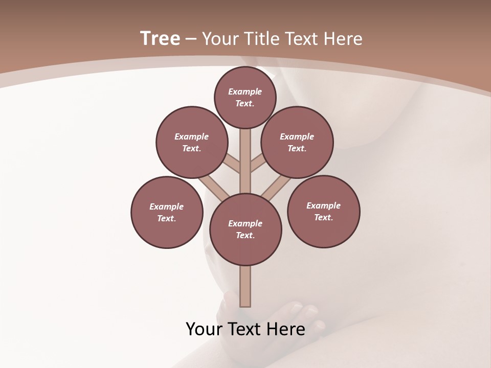 Embarazo Cari Nacer PowerPoint Template