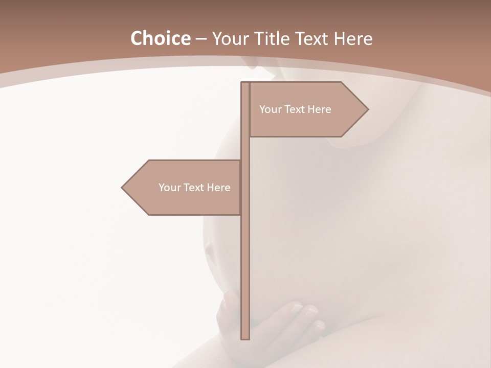 Embarazo Cari Nacer PowerPoint Template