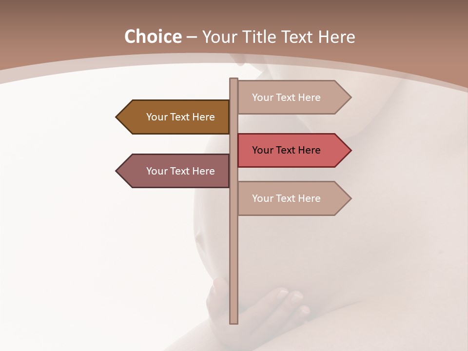 Embarazo Cari Nacer PowerPoint Template