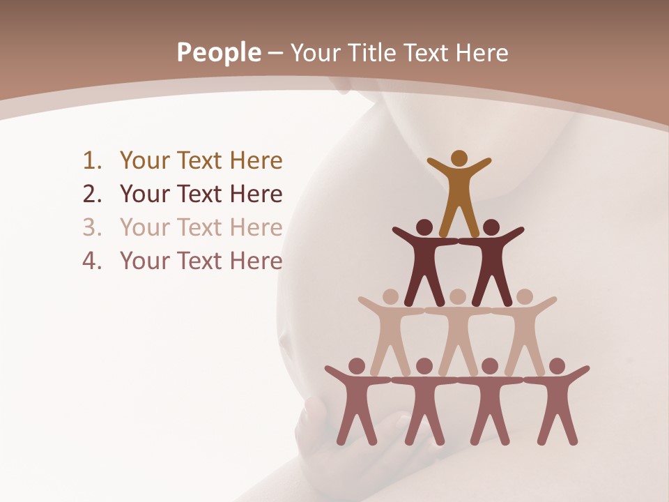 Embarazo Cari Nacer PowerPoint Template