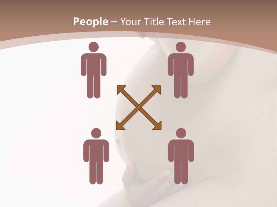 Embarazo Cari Nacer PowerPoint Template