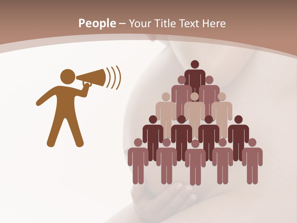 Embarazo Cari Nacer PowerPoint Template