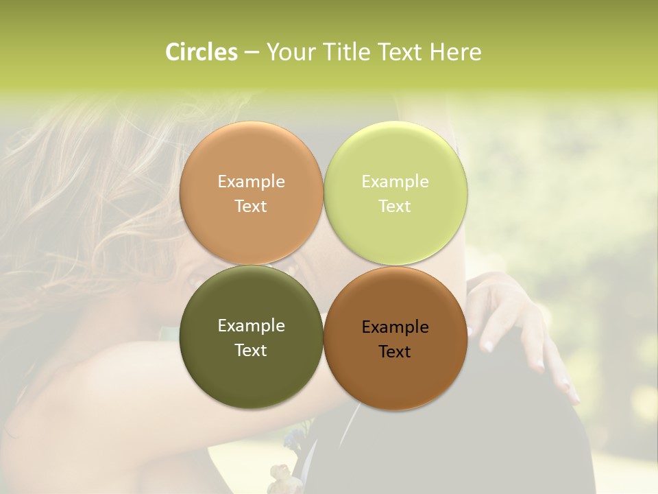 Smiling Looking Person PowerPoint Template