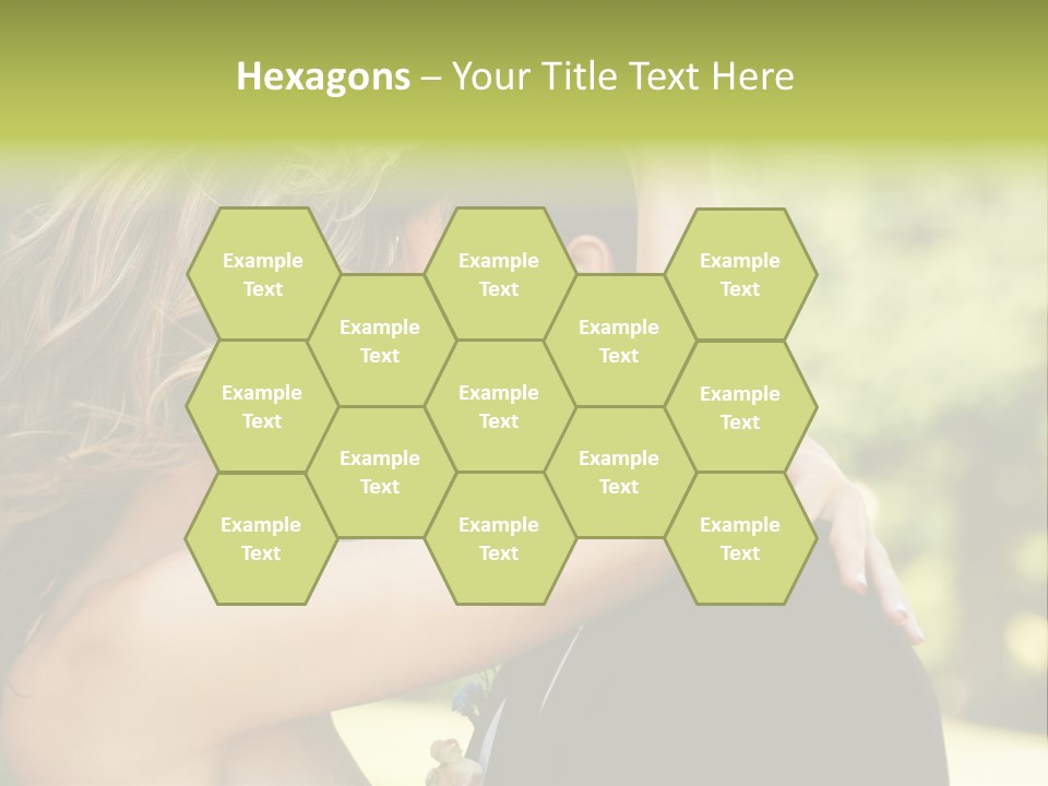 Smiling Looking Person PowerPoint Template