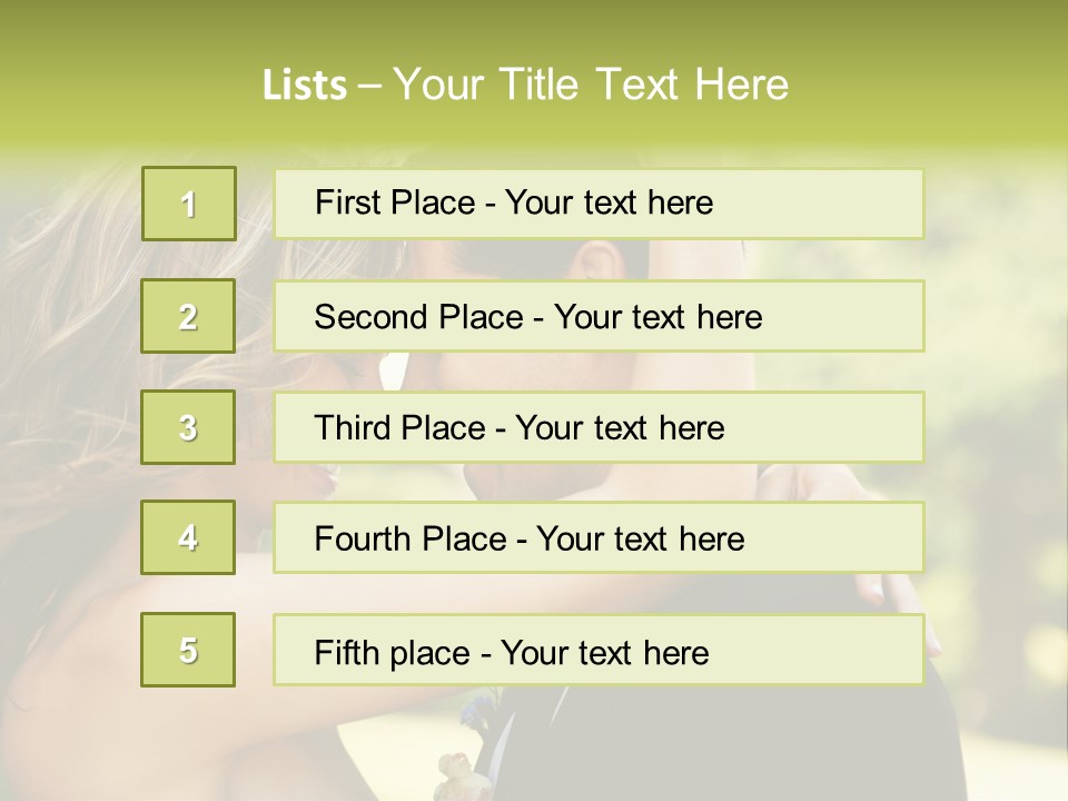 Smiling Looking Person PowerPoint Template