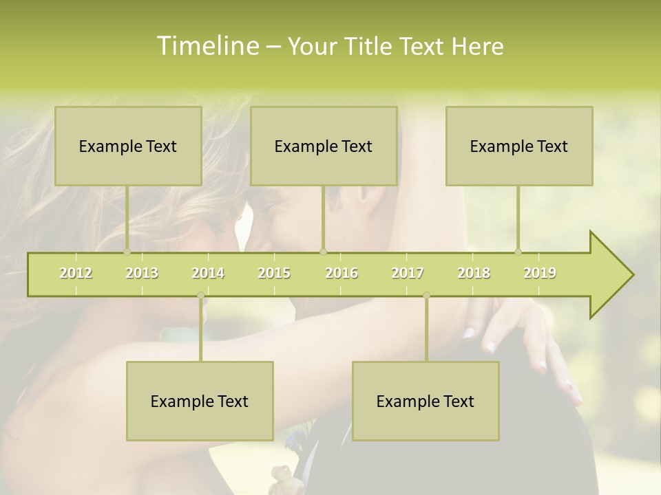 Smiling Looking Person PowerPoint Template