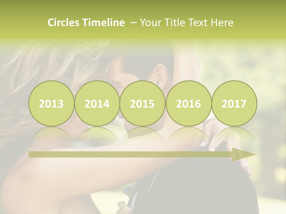 Smiling Looking Person PowerPoint Template