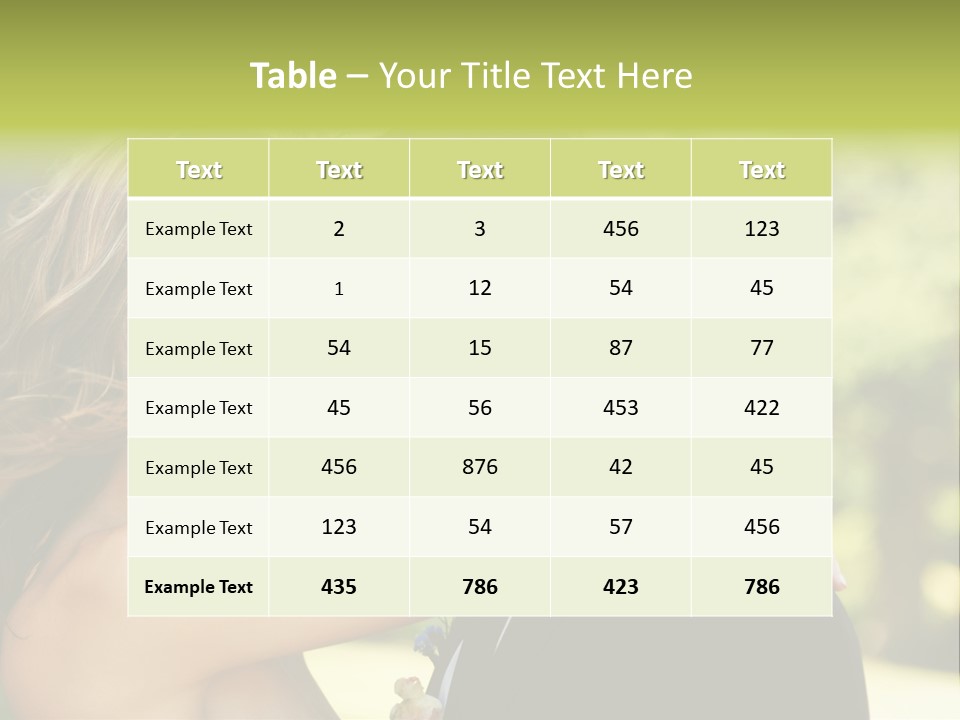 Smiling Looking Person PowerPoint Template