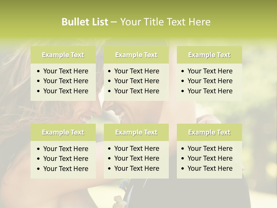Smiling Looking Person PowerPoint Template