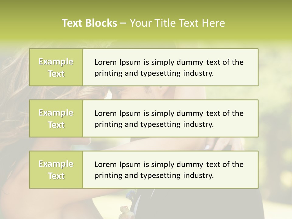 Smiling Looking Person PowerPoint Template