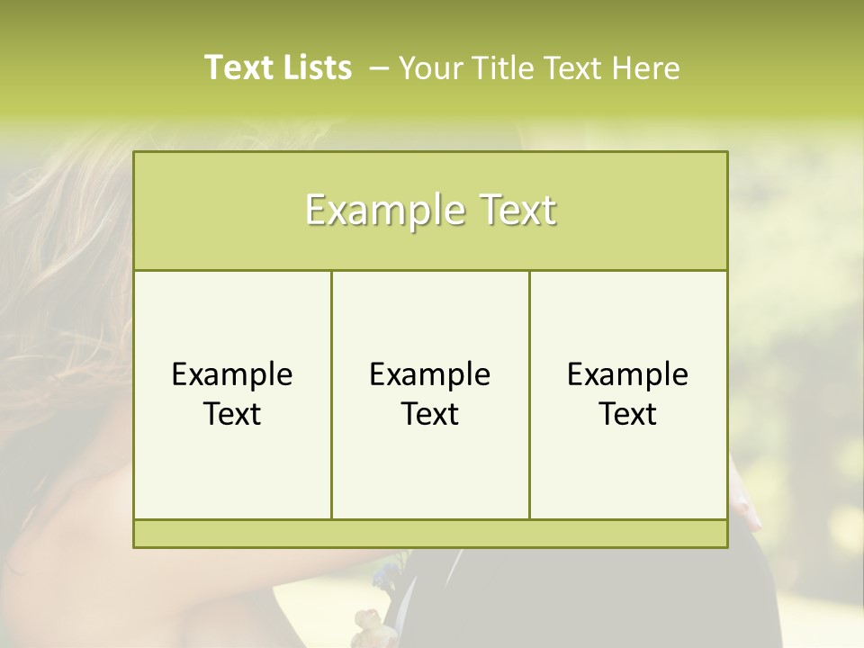 Smiling Looking Person PowerPoint Template