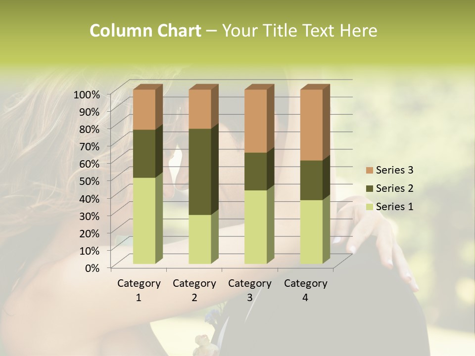 Smiling Looking Person PowerPoint Template