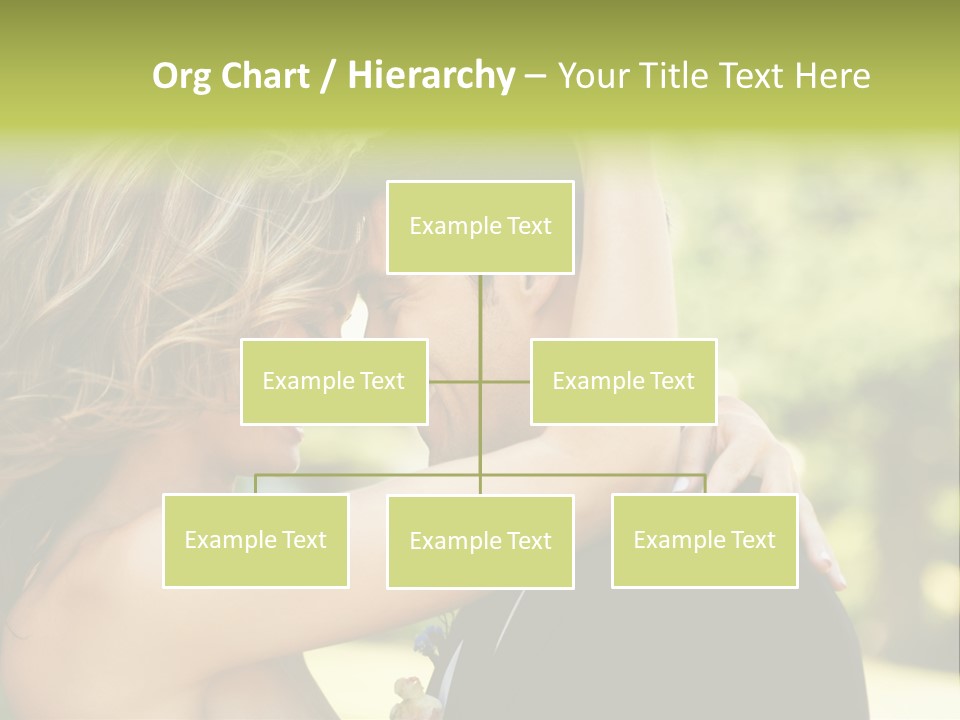 Smiling Looking Person PowerPoint Template