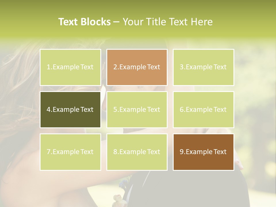 Smiling Looking Person PowerPoint Template