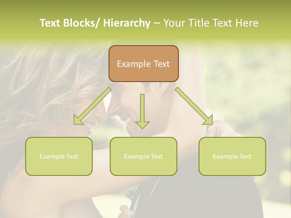 Smiling Looking Person PowerPoint Template