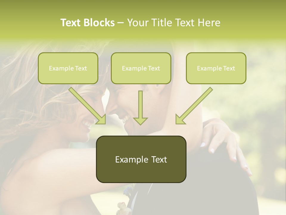 Smiling Looking Person PowerPoint Template